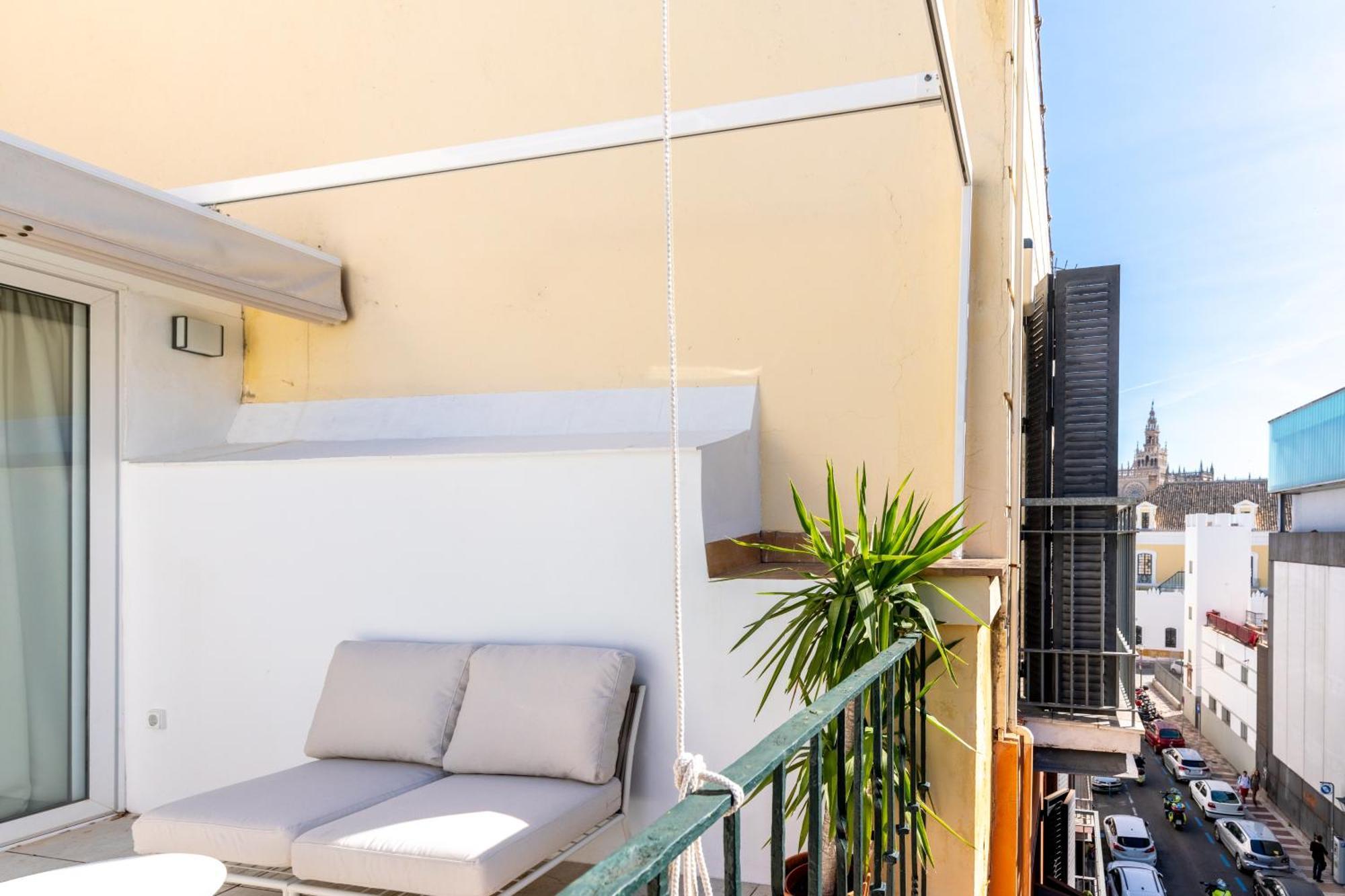 Appartamento Duplex Con Terraza Junto A La Catedral Siviglia Esterno foto